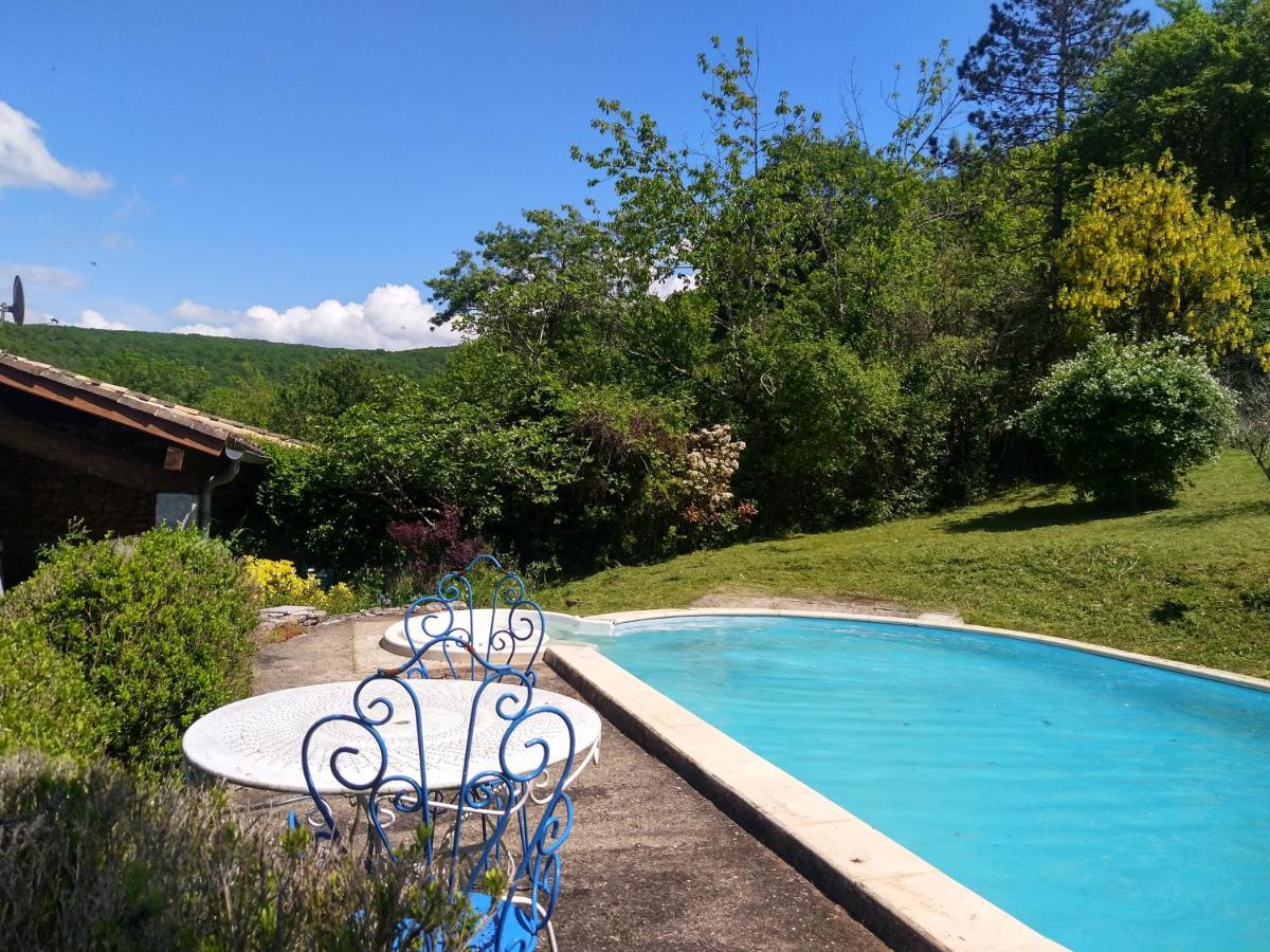 Au Coeur De Bruniquel - Magnifique Villa En Pierres Pour 7 Personnes - Piscine Privee - Poele - Vue Imprenable Sur Le Village - Jardin - Garage Exterior photo